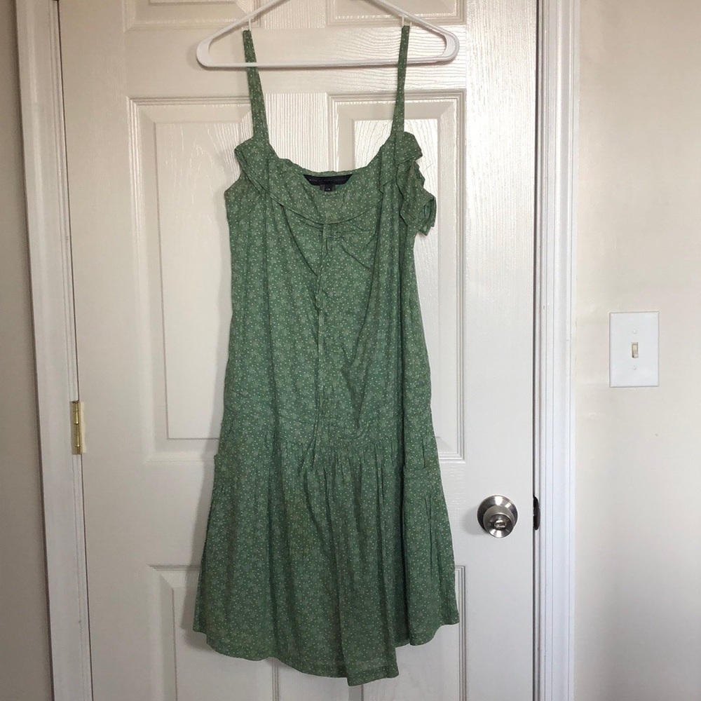 Marc by Marc Jacobs Green Floral Summer Dress